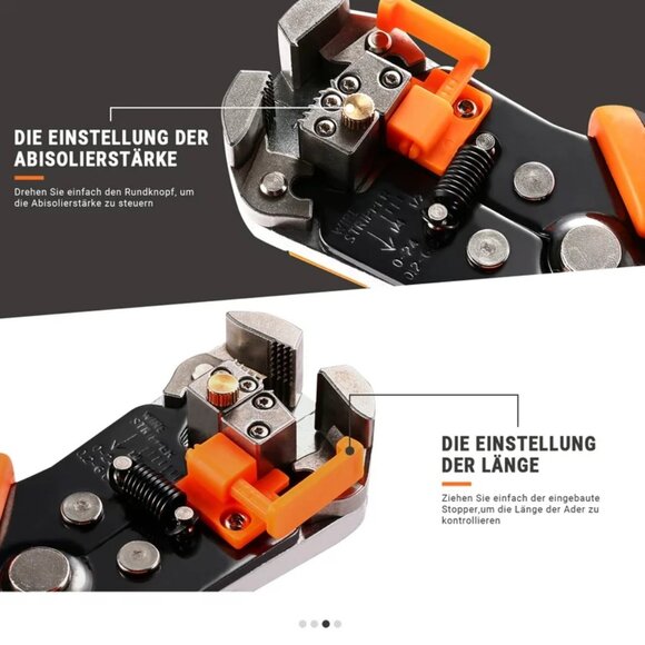 Tacklife Wire Stripper, Cable Cutter Crimper MWS02 - Picture 6 of 13